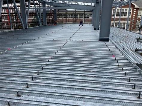 comflor decking|ComFlor decking system.